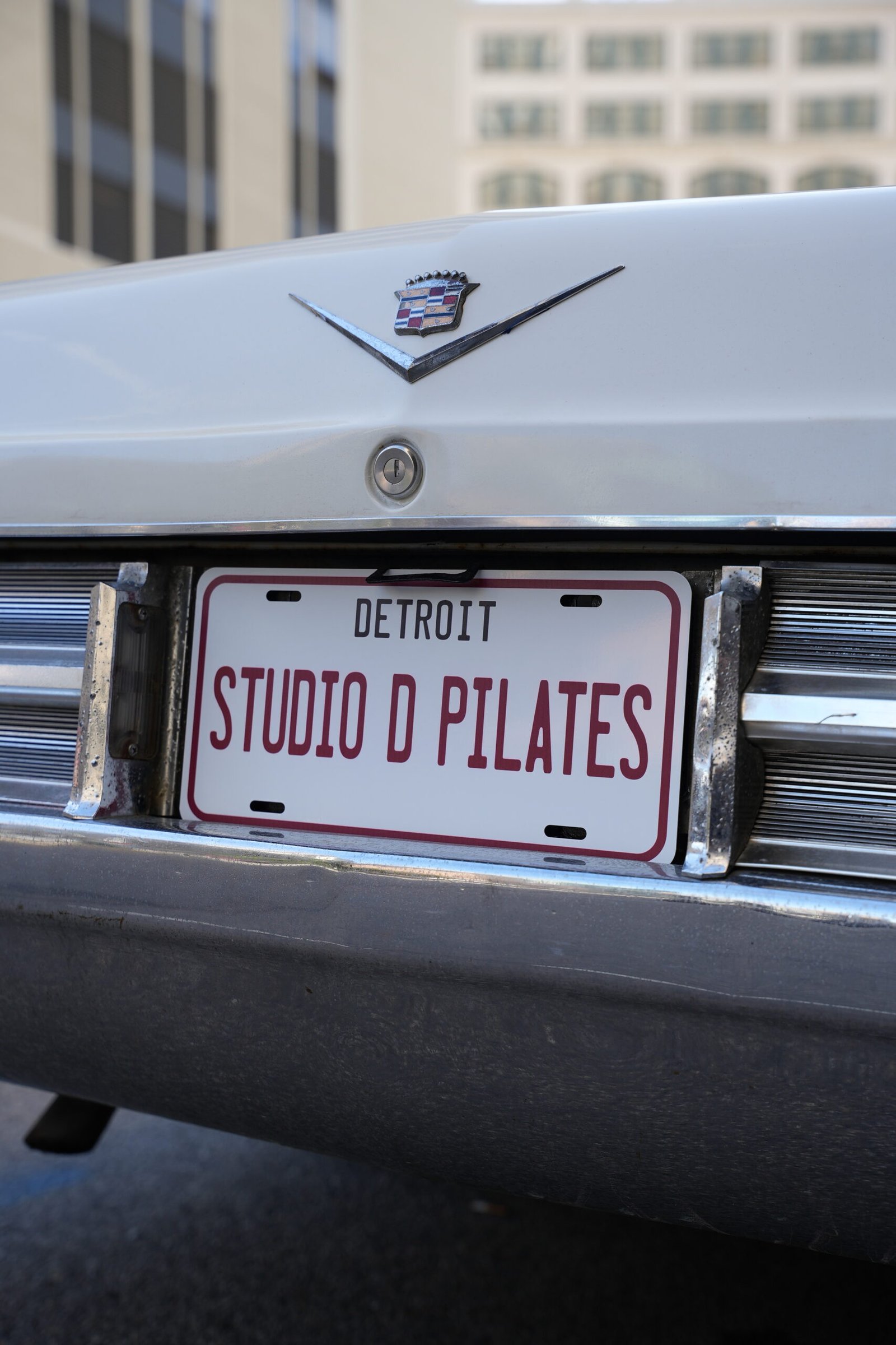 Studio D Pilates License Plate